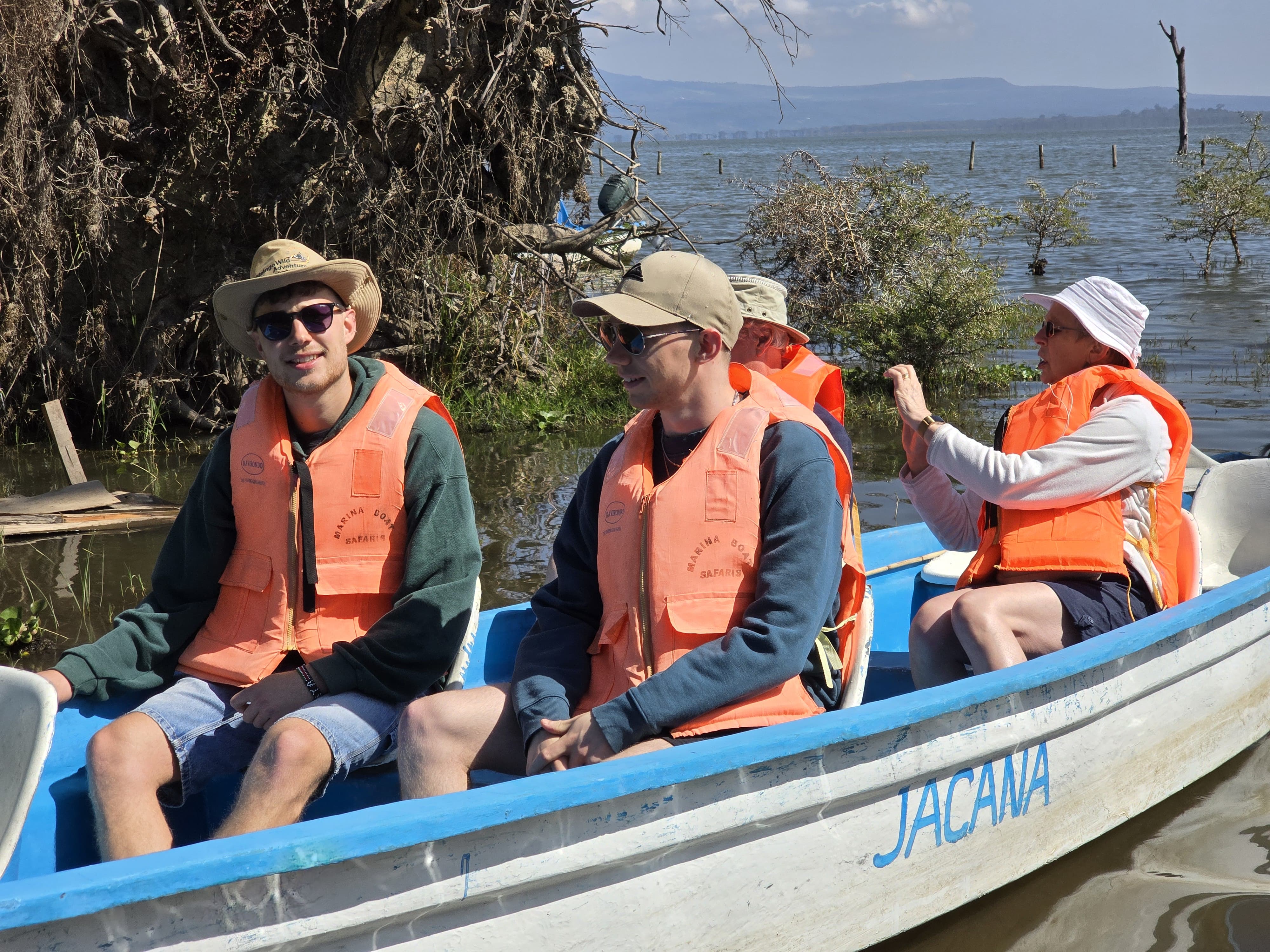 Boat trip on Lake Naivasha