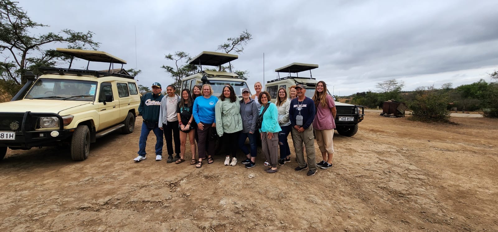 Guest group with their Mzingo guides